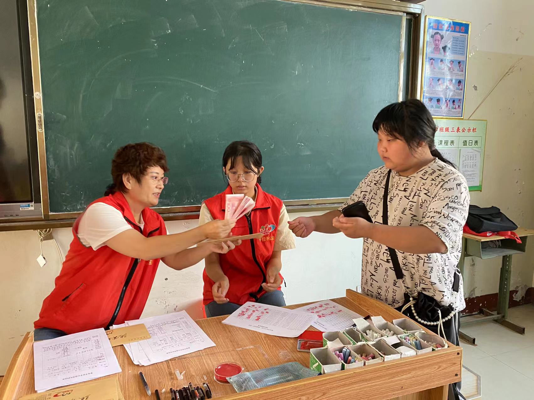2023.08.30“微爱助学”第486期回访泰山景区黄前中学部分困境家庭学生及送达帮扶款的活动总结